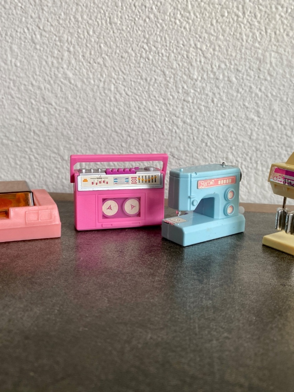 Vintage Early 1990s Barbie Wind Up Accessories Lot